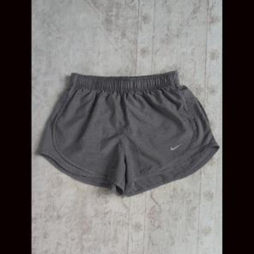 Nike Women's Gray Dri-Fit Running Shorts, Size Small